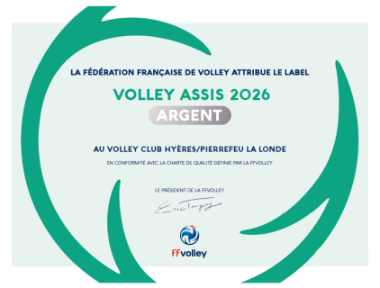 Volley Assis 2026 - Argent